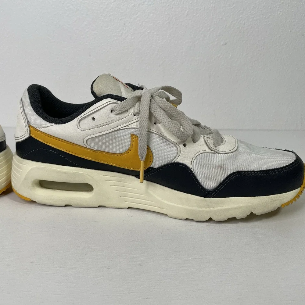 Nike Air Max Sail University Sneakers Men's Size 9.5 FQ0205-133 Gold & Blue